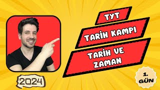 1 GÜN  Tarih ve Zaman  TYT Tarih Kampı  2024 YKS [upl. by Ydroj]