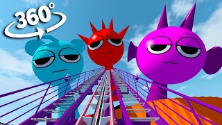 360° Incredibox Sprunki Takes You on the WILDEST Ride EVER Roller Coaster [upl. by Yrtsed]