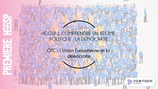 HGGSP Première LUnion Européenne et la démocratie [upl. by Landri]