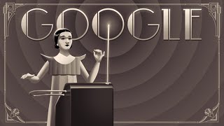 Celebrate 105th Birthday of Clara Rockmore with Google Doodle Theremin Music [upl. by Marigold]