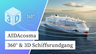 AIDAcosma im 360° Rundgang entdecken [upl. by Cyler977]