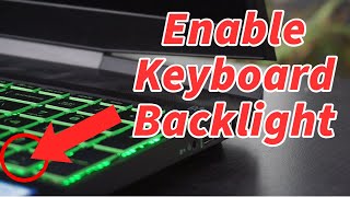 How to Turn On the Keyboard Light Windows or Mac [upl. by Suiremed]