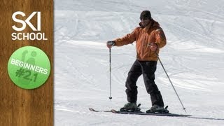 Beginner Ski Lesson 21  Committing to the Downhill Ski [upl. by Docilu]