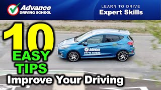 10 Easy Ways To Improve Your Driving  Learn to drive Expert skills [upl. by Llatsyrc]