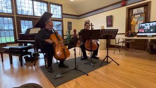 Romberg Sonata No 2 for Two Cellos Opus 43 First Movement [upl. by Pyne]