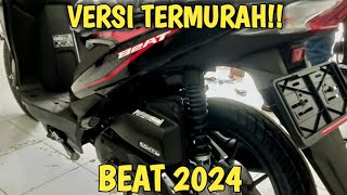 HONDA BEAT TERBARU 2024 CBS SPORTY YANG SUDAH ADA ALARMNYA [upl. by Alyssa]