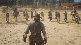 John Marstons Death in Red Dead Redemption 2 [upl. by Nerual]