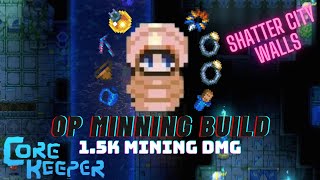 New Mining Build 15k Mining Damage  Core Keeper [upl. by Inilam]