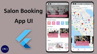 Salon Booking App UI in Flutter [upl. by Jahdol727]