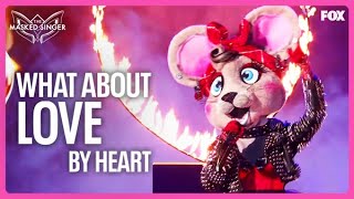 Anonymouse Performs “What About Love” By Heart  Season 10 Kickoff  The Masked Singer [upl. by Arorua]