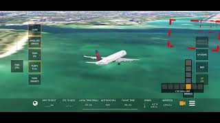 Infinite Flight crosswind landing at Honolulu [upl. by Sewel619]