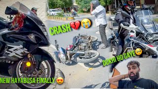 Finally New HayaBusa Li Or😭Crash Dekh liya Bhot bura😱 [upl. by Schalles]