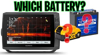 The BEST Battery Size For Fish Finders  Livescope  Garmin  Humminbird  Lowrance [upl. by Lifton]