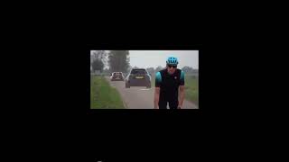 Mercedes AMG C63S trolls bicyclist funny mercedes fyp viral trending bicycle supercar c63s [upl. by Kcirdaed]