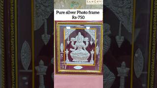 Silver photo frame only Rs750Bulk orders also acceptedSilver return gifts below 1000Silver gifts [upl. by Enenej]