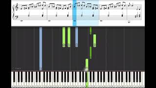 Satie  Gnossienne No 3  Classical Music Piano Tutorial with Sheet Music  Full Speed [upl. by Haran]