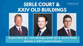 DIFC Courts Law and Practice  Session 1  Jurisdiction [upl. by Dinsmore]