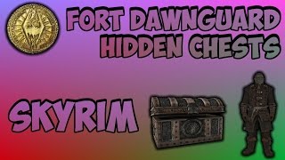 How to Get to the Hidden Chests in Fort Dawnguard [upl. by Nicole227]