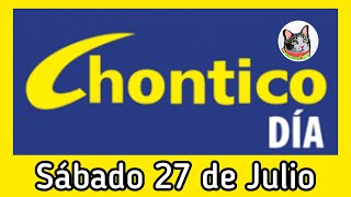 Resultado EL CHONTICO DIA Sabado 27 de Julio de 2024 [upl. by Desirea]