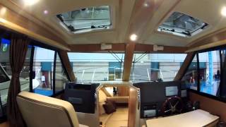 Cutwater 28 Family Cruiser toured at Atlantic City Boat Show by ABK Video [upl. by Ruperto]