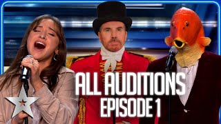 Every SENSATIONAL Audition from Episode 1  Auditions  BGT 2024 [upl. by Gnni]