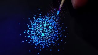 painting a Star with Blacklight Paint [upl. by Ajile730]