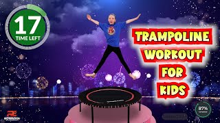 Trampoline Workout For Kids amp Families  Beginner Trampoline Workout [upl. by Karylin]