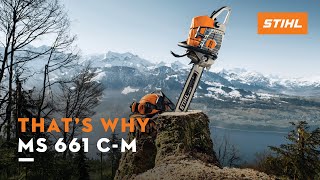 STIHL MS 661 CM  A chainsaw full of cuttingedge technologies  Thats why [upl. by Susej]