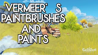 Look for Vermeers paintbrushes and paints  Genshin Impact [upl. by Kellby227]