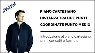 Piano Cartesiano Distanza tra Due Punti Punto Medio di un Segmento [upl. by Cirdek]