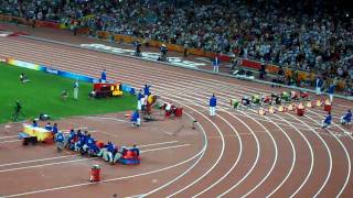 Usain Bolt Olympic 100M Final [upl. by Assirak132]