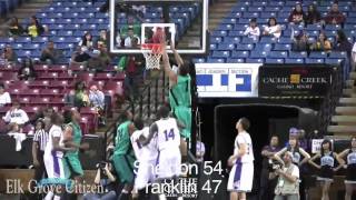 Sheldon vs Franklin high school basketball SacJoaquin Div I Section Finals [upl. by Bussey847]