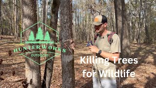 Hack and Squirt Tree Removal Method for Wildlife [upl. by Chiou]