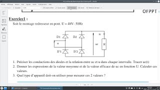 Correction exercice1  Redresseur [upl. by Skvorak]