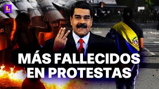 VENEZUELA EN VIVO AUMENTAN LOS FALLECIDOS EN EL TERCER DÍA DE PROTESTAS [upl. by Norven856]