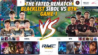 SIBOL VS BTK GAME 1 THE FATED REMATCH RMC [upl. by Autrey]