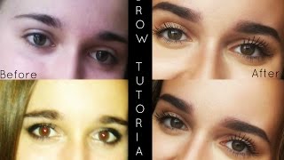 Tutorial For How to Go From Straight Eyebrows to Arched [upl. by Yanat600]