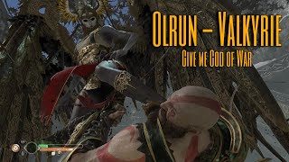 Olrun Valkyrie Max Difficulty  God of War 2018 [upl. by Eiduj]