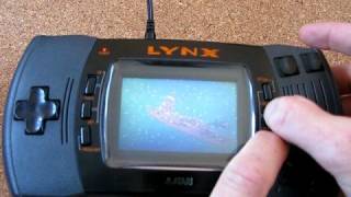 Atari Lynx Mk2 Screen Flip Function [upl. by Amikan]