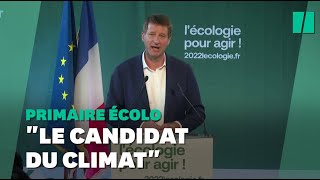 Le discours de Yannick Jadot vainqueur de la primaire écologiste [upl. by Usanis]