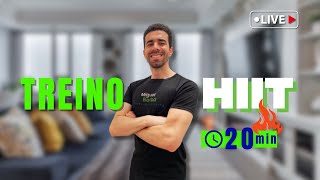 Treino Hiit para EMAGRECER  Live treino completa [upl. by Savanna]