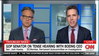 Hawley Breaks Down Boeing CEOs Testimony Culture Problem Is In The CSuite—Not Among The Workers [upl. by Clarey]