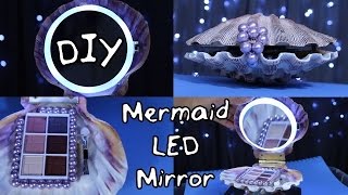 DIY Mermaid Inspired LED Mirror  DIYwithJhoy [upl. by Eymaj]