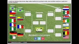 Mi Pronostico Mundial Brasil 2014 [upl. by Pesvoh]