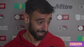 Bruno Fernandes Post match Interview [upl. by Aekerly]