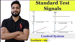 Standard Test Signals  Impulse  Step  Ramp  Parabolic  controlsystems [upl. by Ahtekahs]