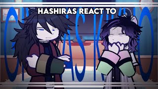 🪼 HASHIRAS react to GIYU as KIKUO [upl. by Rebak]