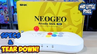 Teardown amp Specs Neo Geo Arcade Stick Pro amp Sanwa Button Install [upl. by Eliott468]