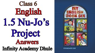 15 NuJo’s Project Answers 6th English Story class 6 answers My English Book Six Answers infinity A [upl. by Cassell]