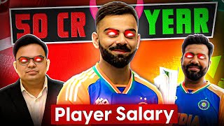 Real Salary of Indian Cricketers Revealed🔥 [upl. by Volny]